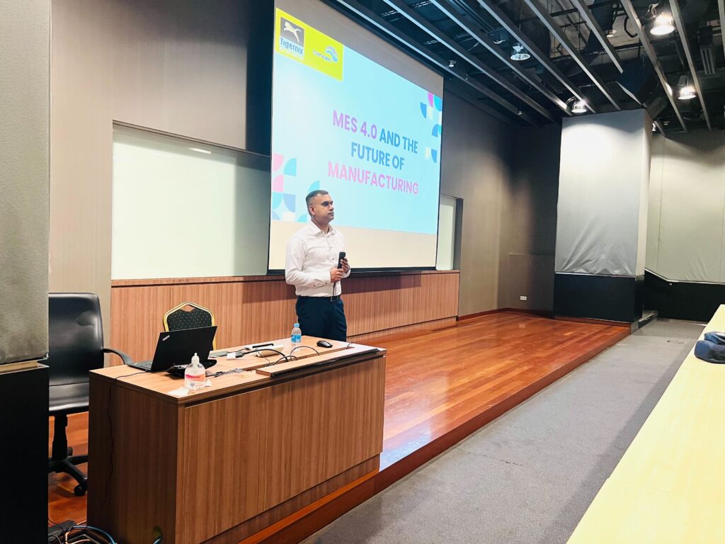 Cerexio CEO addressing the students of ITE
