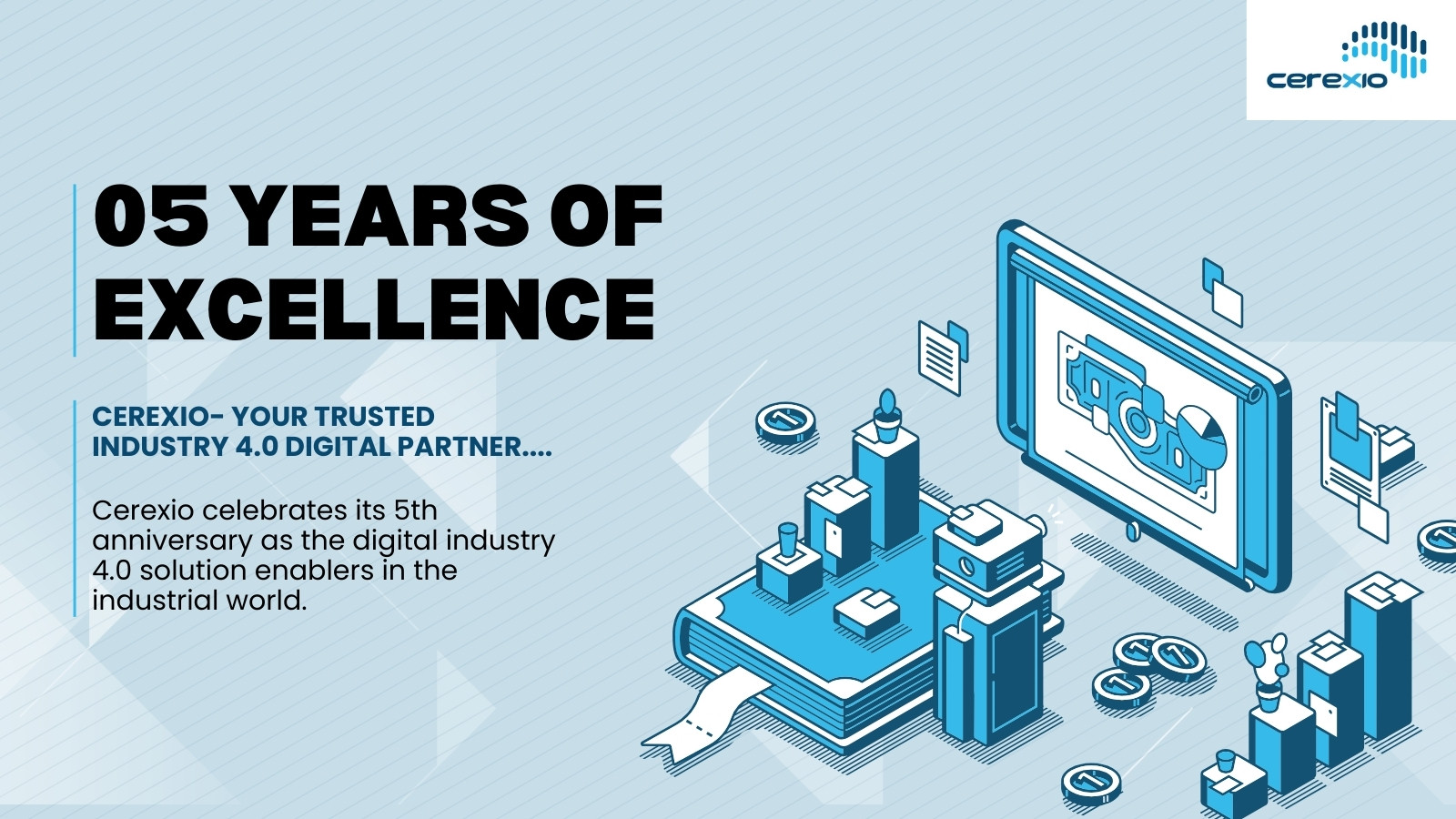 Cerexio Marks 5 Years of Industry 4.0 Innovation