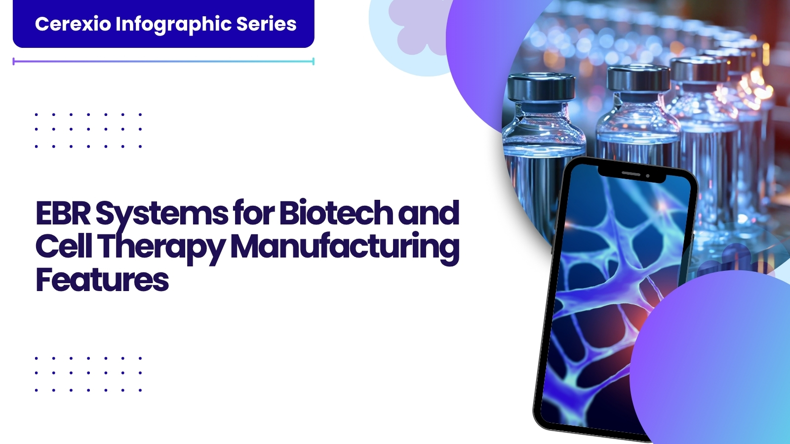 EBR Systems for Biotech and Cell Therapy Manufacturing Features Banner