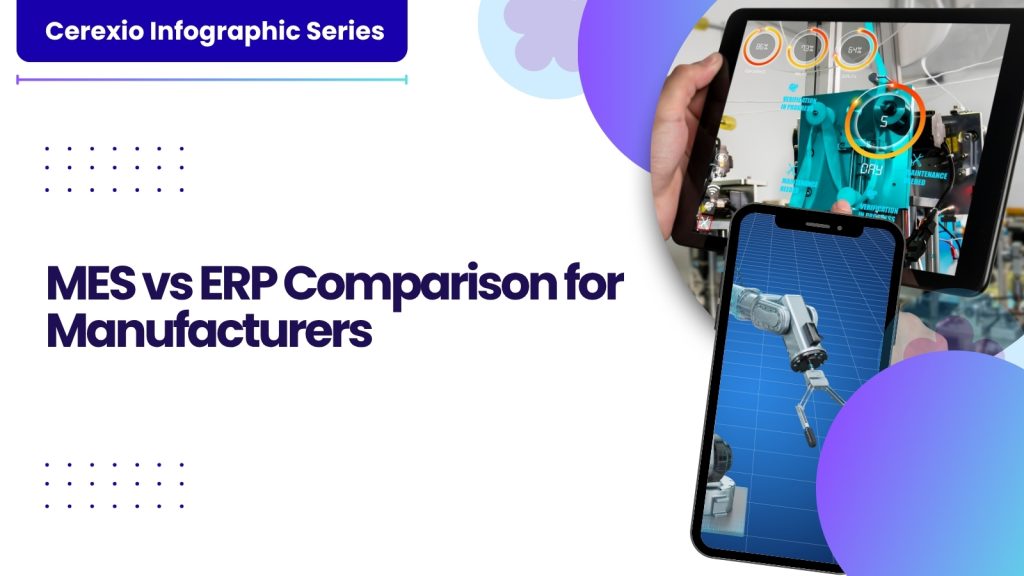 MES vs ERP Comparison for Manufacturers Featured Banner