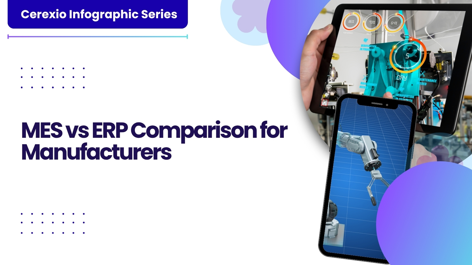 MES vs ERP Comparison for Manufacturers Featured Banner